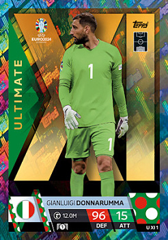 Gianluigi Donnarumma Italy Topps Match Attax EURO 2024 Ultimate XI #UXI1